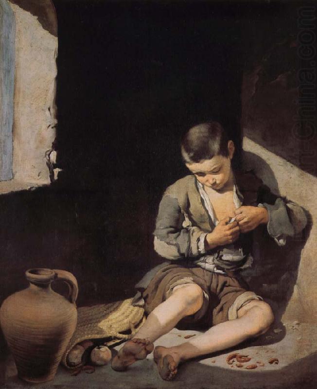 Bartolome Esteban Murillo Small beggar oil painting picture